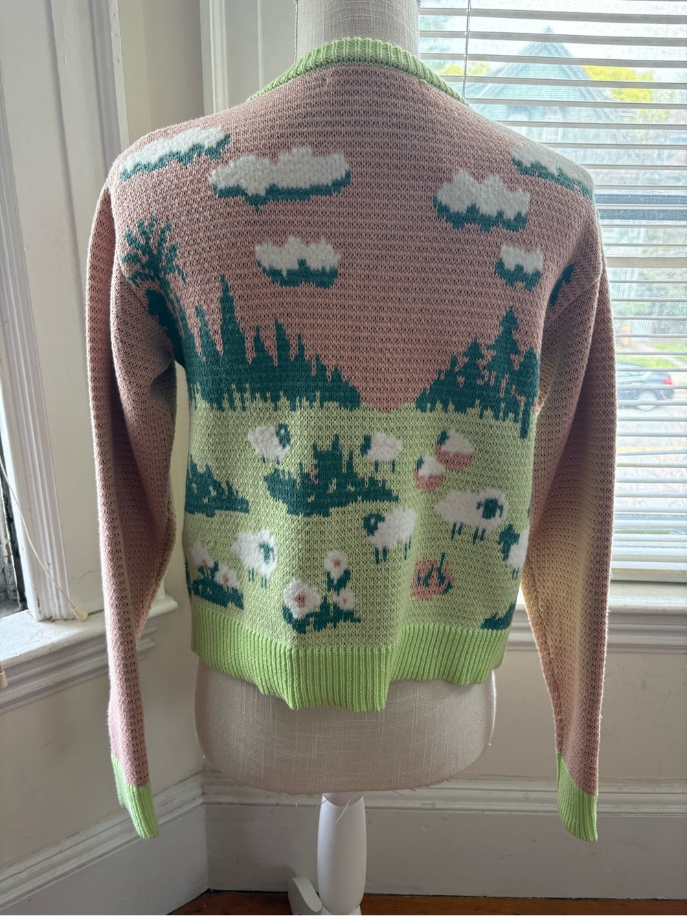 NWT Zara Sheep Knit Cardigan - Picture 7 of 10